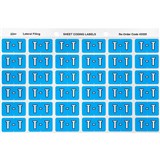 AVERY 43320 LATERAL FILE LABEL SIDE TAB COLOUR CODE T 25 X 38MM BLUE PACK 180