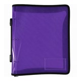 PICTOR ZIPPER BINDER A4 3D 25MM WITH HANDLE PURPLE