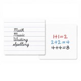 PICTOR DRY ERASE LEARNING SHEET WHITEBOARD 280 x 230 24MM DOTTED THIRDS AND PLAIN W946