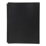DISPLAY BOOK A4 20 POCKET BLACK