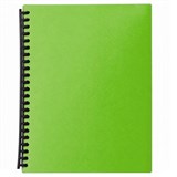 DISPLAY BOOK A4 20 POCKET LIME