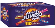 CADBURY CHOCOLATE VARIETY PACK 156kg BX110