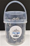 PICTOR FOLDBACK CLIP ASSORTED SIZES TUB 84