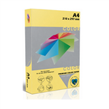 CLEARCOPY COLOURED COPY PAPER A4 80GSM YELLOW 500 SHEETS