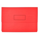 PICTOR MANILLA DOCUMENT WALLET FOOLSCAP RED