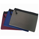 PICTOR NEOPRENE DOUBLE ZIPPER PENCIL CASE WITH MESH POCKET 350 X 260 MM ASSORTED