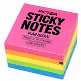 PICTOR PREMIUM FLURO 76 x 76 NOTES CUBE 500 SHEETS