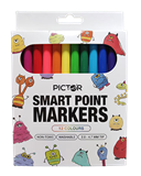PICTOR SMART POINT MARKER COLOURED PACK 12