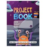 PICTOR PREMIUM MEGA 330 X 245MM 64 PAGE PROJECT BOOK 18MM PLAINDOTTED THIRDS 70GSM ALIENS
