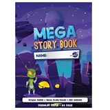 PICTOR PREMIUM MEGA 330 X 240MM 64 PAGE STORY BOOK 18MM PLAINRULED 100GSM ALIEN INVASION