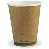 DISPOSABLE CUP 8oz ECO PAPER DOUBLE WALL KRAFT