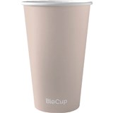BIOPAK BIOCUP AQUEOUS SINGLE WALL HOT PAPER CUP 470ML PACK 50