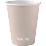 DISPOSABLE CUP 8oz HOT PAPER SINGLE WALL AQUEOUS