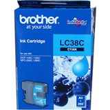 BROTHER LC38C INK CARTRIDGE CYAN