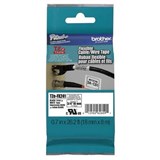 BROTHER TZEFX241 FLEXIBLE LABELLING TAPE 18MM BLACK ON WHITE