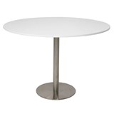 RAPIDLINE ROUND TABLE DISC BASE 1200MM NATURAL WHITECHROME
