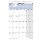DEBDEN WALL CALENDAR CE0015 MONTH TO VIEW 394 X 577MM