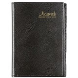CUMBERLAND NORWICH 67S SPIRAL DIARY PVC WEEK TO VIEW A6 BLACK