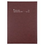 COLLINS APPOINTMENT DAIRY A4 DAY TO PAGE BURGUNDY