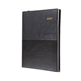 COLLINS VANESSA 245V99 DIARY 2 DAYS TO PAGE A4 BLACK