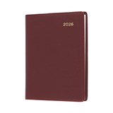 COLLINS BELMONT POCKET 337V78 DIARY WEEK TO VIEW A7 BURGUNDY