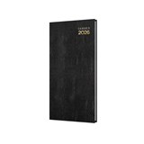 DEBDEN KYOTO SLIM 3601P99 DIARY WEEK TO VIEW B67 BLACK