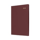COLLINS BELMONT DESK 387V78 DIARY WEEK TO VIEW A5 BURGUNDY
