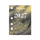 COLLINS DESK CALENDAR DCRS REFILL DAY TO PAGE SIDE PUNCH