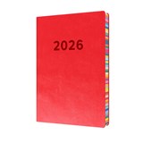 COLLINS RAINBOW EDGE ED151U15 DIARY DAY TO PAGE A5 RED