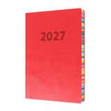 COLLINS RAINBOW EDGE ED151U15 DIARY DAY TO PAGE A5 RED