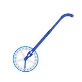 TEACHABLES PLASTIC TRUNDLE WHEEL BLUE
