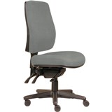 ERGOSELECT SPARK ERGONOMIC CHAIR HIGH BACK 3 LEVER SEAT SLIDE BLACK NYLON BASE STEEL