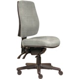 ERGOSELECT SPARK ERGONOMIC CHAIR HIGH BACK 3 LEVER SEAT SLIDE BLACK NYLON BASE SAND