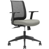 BRINDIS TASK CHAIR LOW MESH BACK NYLON BASE ARMS SAND