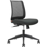 BRINDIS TASK CHAIR LOW MESH BACK NYLON BASE SLATE