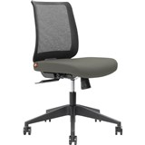 BRINDIS TASK CHAIR LOW MESH BACK NYLON BASE MOCHA