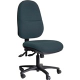 DAL ERGO BC TASK CHAIR HIGH BACK 3LEVER BLACK NYLON BASE GRAVITY FABRIC DENIM