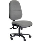 DAL ERGO BC TASK CHAIR HIGH BACK 3LEVER BLACK NYLON BASE GRAVITY FABRIC STEEL