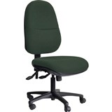 DAL ERGO BC TASK CHAIR HIGH BACK 3LEVER BLACK NYLON BASE GRAVITY FABRIC FOREST