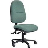 DAL ERGO BC TASK CHAIR HIGH BACK 3LEVER BLACK NYLON BASE GRAVITY FABRIC TEAL