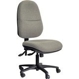 DAL ERGO BC TASK CHAIR HIGH BACK 3LEVER BLACK NYLON BASE GRAVITY FABRIC MOCHA