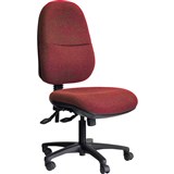 DAL ERGO BC TASK CHAIR HIGH BACK 3LEVER BLACK NYLON BASE GRAVITY FABRIC POMEGRANITE
