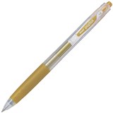 PILOT POPLOL RETRACTABLE GEL INK PEN 07MM GOLD BOX 12