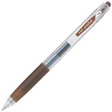 PILOT POPLOL RETRACTABLE GEL INK PEN 07MM COFFEE BROWN BOX 12