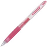 PILOT POPLOL RETRACTABLE GEL INK PEN 07MM CORAL PINK BOX 12