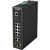 DLINK DIS200G12SW 12PORT GIGABIT INDUSTRIAL SMART MANAGED SWITCH WITH 10 1000BASET PORTS AND 2 SFP PORTS