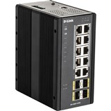 DLINK DIS300G14PSW 14PORT GIGABIT INDUSTRIAL MANAGED POE SWITCH WITH 10 1000BASET 8 POE PORTS AND 4 SFP PORTS