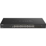 DLINK DXS121028T 28PORT 10 GIGABIT SMART MANAGED SWITCH WITH 24 10GBASET PORTS AND 4 25GBPS SFP28 PORTS