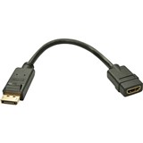 LINDY 41005 ADAPTER CONVERTER DISPLAYPORT 11 TO HDMI 13 150MM BLACK
