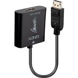 LINDY 41068 ADAPTER CONVERTER DISPLAYPORT 12 TO HDMI 20 18G ACTIVE 150MM BLACK